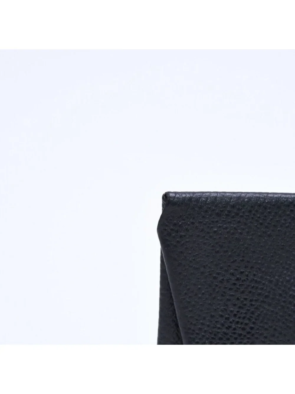 Hermes Wallet Coin Purse Bastia Veau Epsom Silver Black